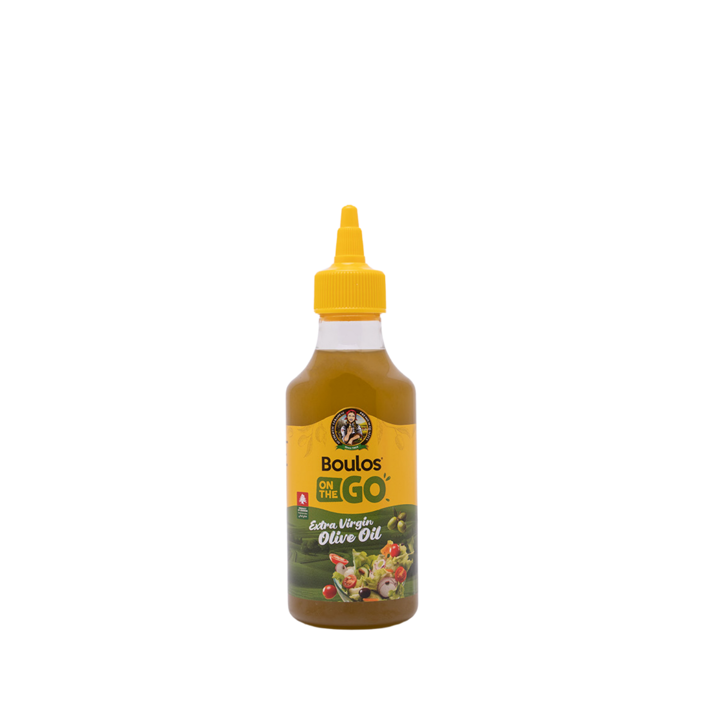 BOULOS Extra Virgin Olive Oil 250ML Round Pet "Squeezable" Bottle