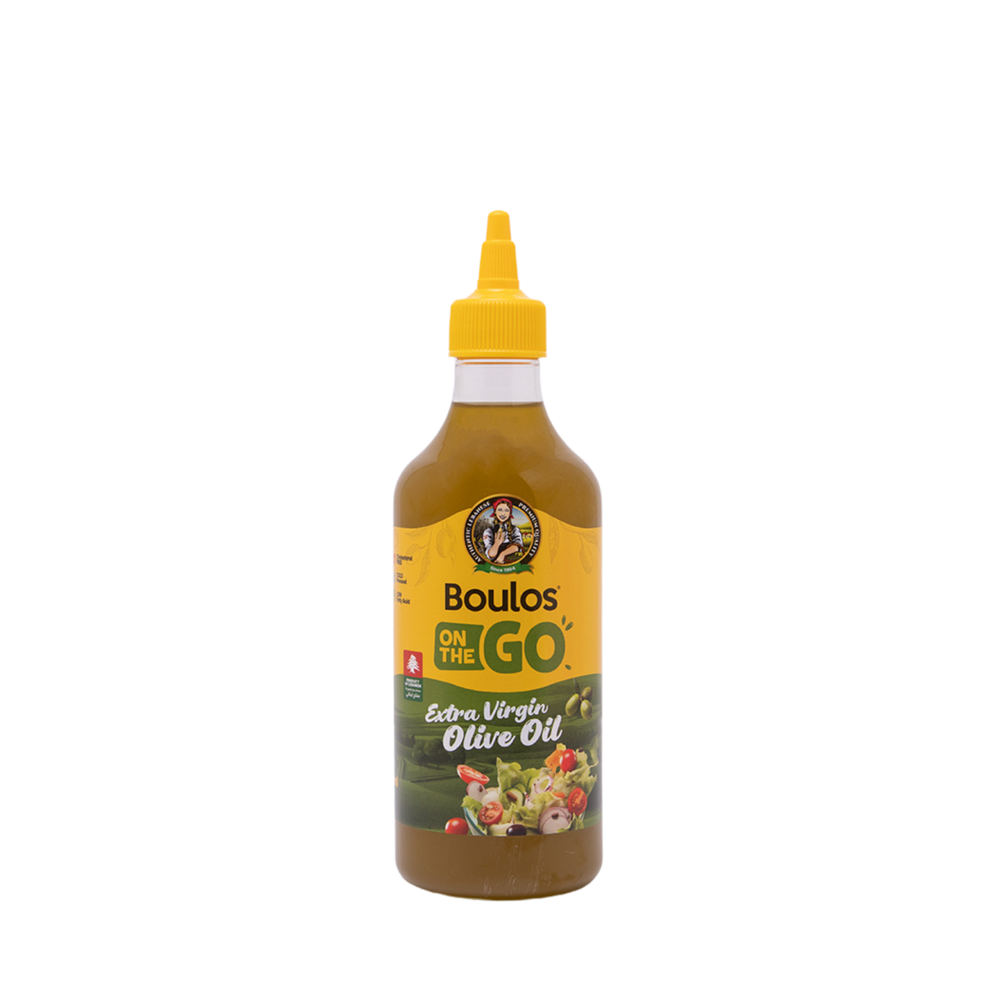 BOULOS Extra Virgin Olive Oil 470ML Round Pet "Squeezable" Bottle