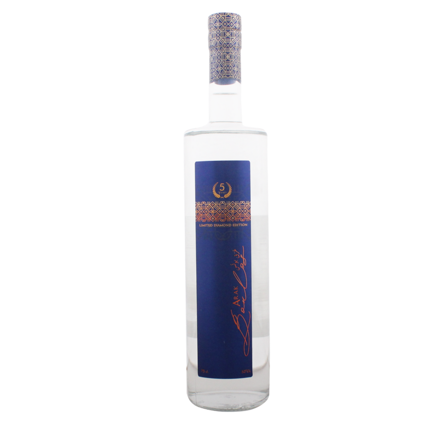 Boulos Arack Diamond Edition *5 Years* 750ML “Europea” Round Glass Bottle