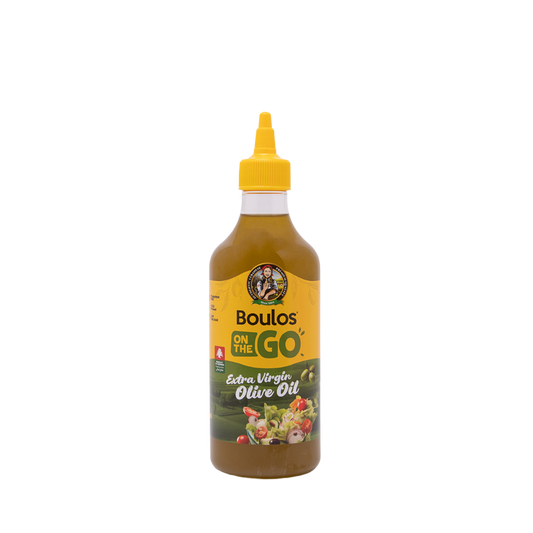BOULOS Extra Virgin Olive Oil 470ML Round Pet "Squeezable" Bottle