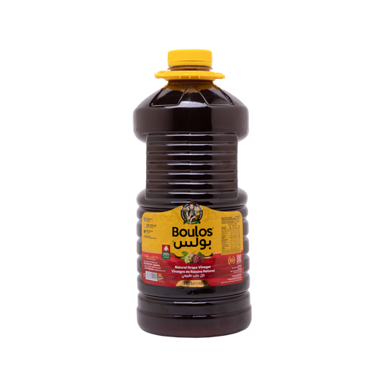 Boulos Natural Red Grape Vinegar 3L Round Pet Gallon