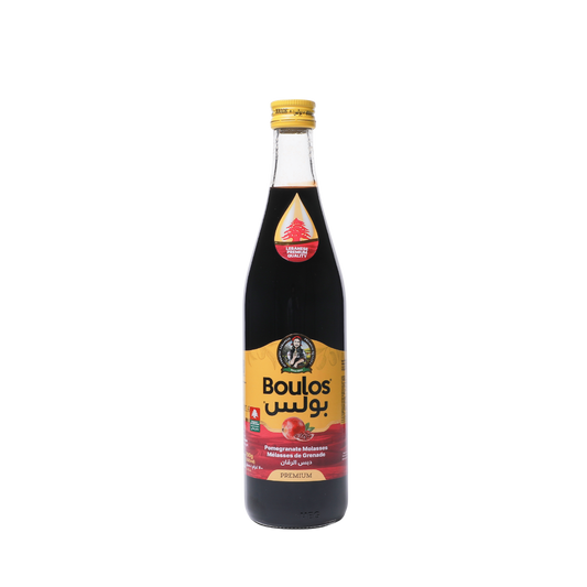 Boulos Pomegranate Molasses 500 ML Round Glass Bottle