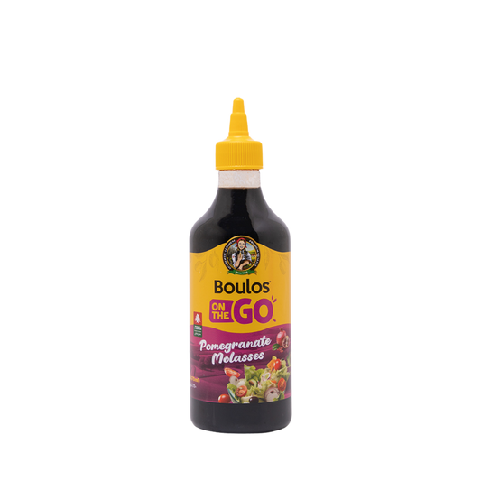 Boulos Pomegranate Molasses 470 ML Round Pet “Squeezable” Bottle