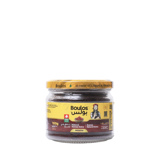Boulos Natural Summac Extra Glass Jar 100G Net Weight