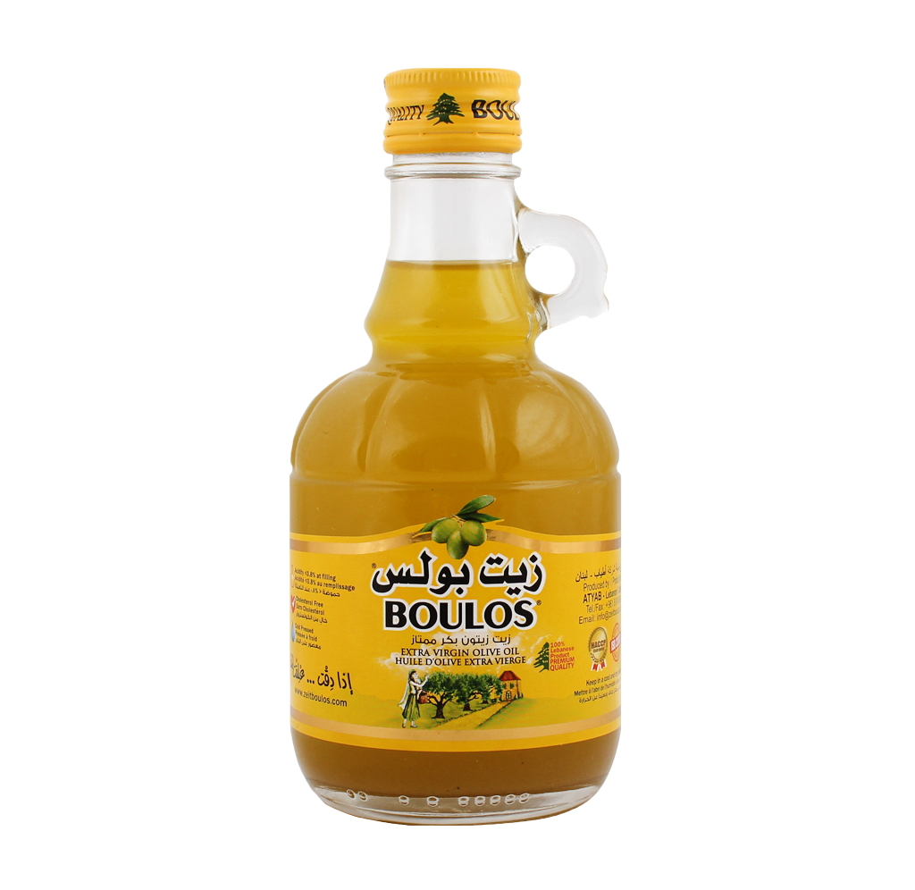 BOULOS Extra Virgin Olive Oil 250ML Glass Gallon