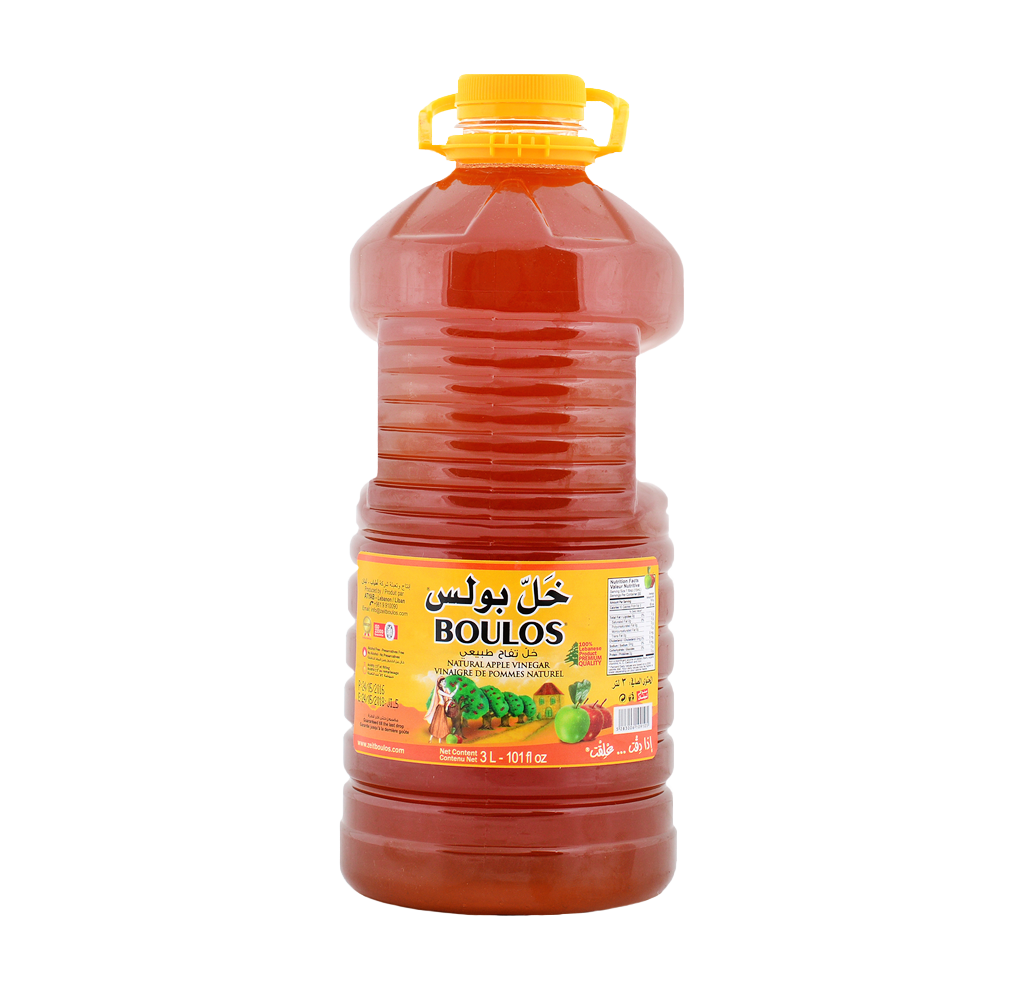 Boulos Natural Apple Vinegar 3L Round Pet Gallon